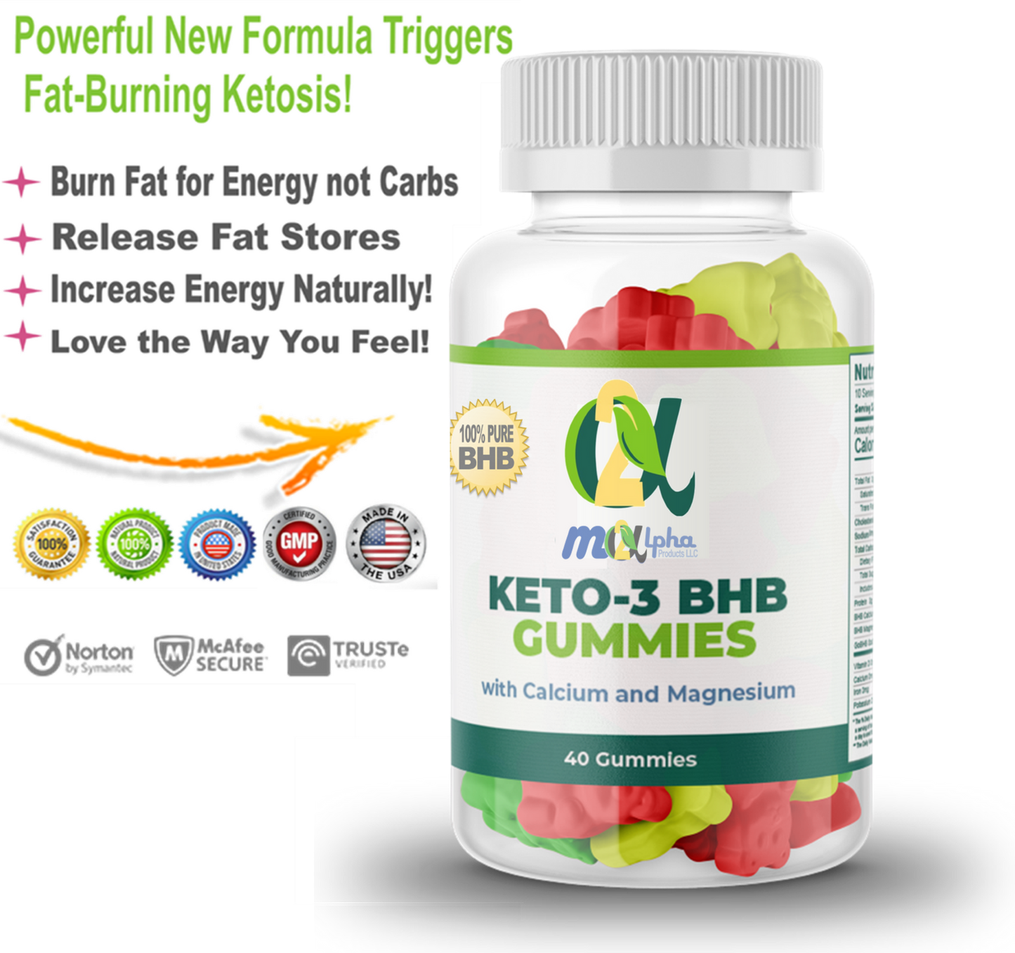 KETO BHB Fat Burning Gummies Bundle 3